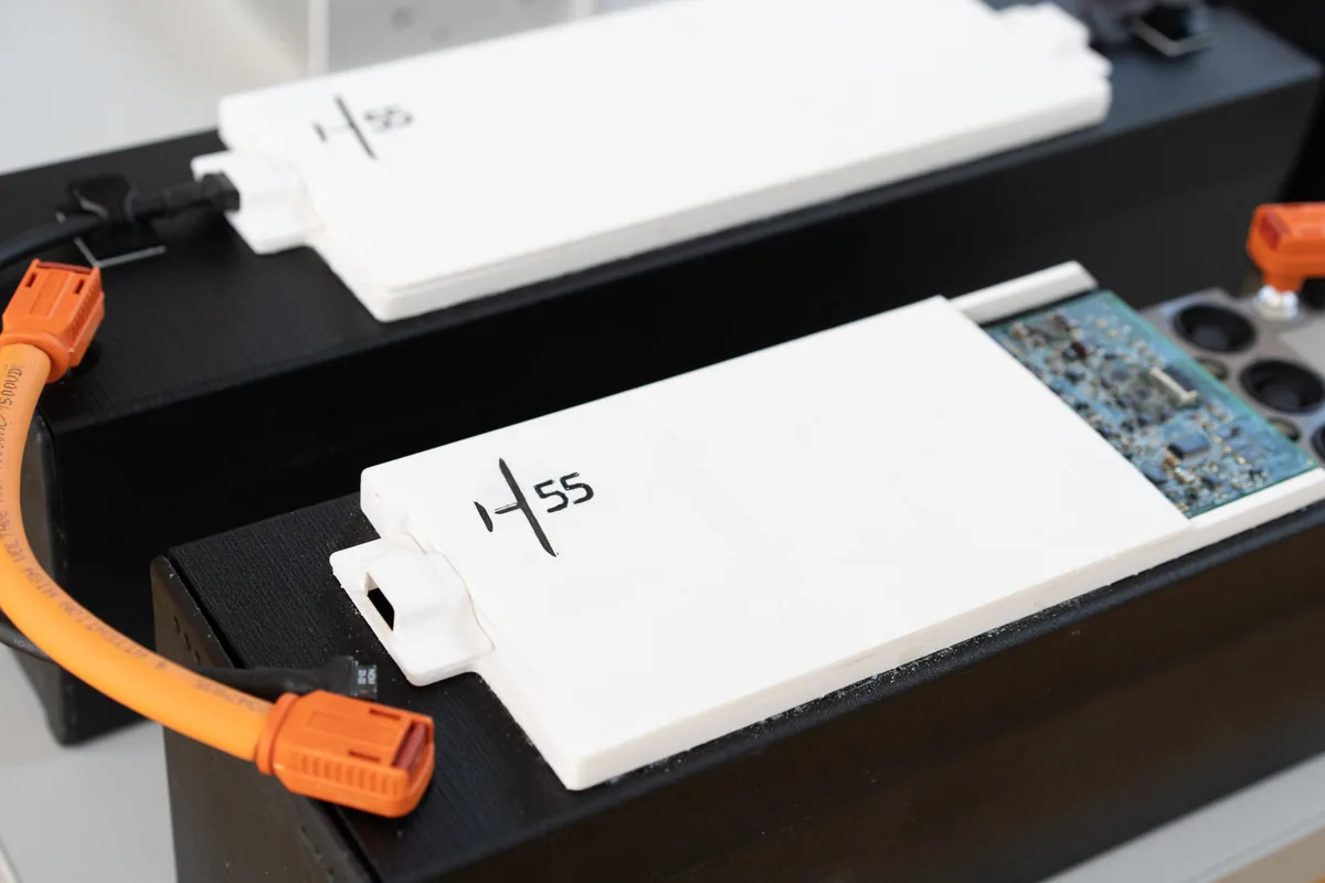 H55 battery modules for electric aircraft propulsion.